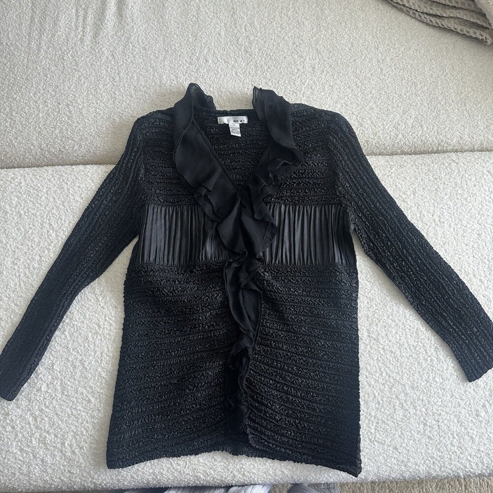 WD•N Y Black‎ Blouse Size S
